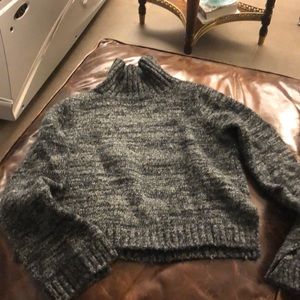 Black and white sweater